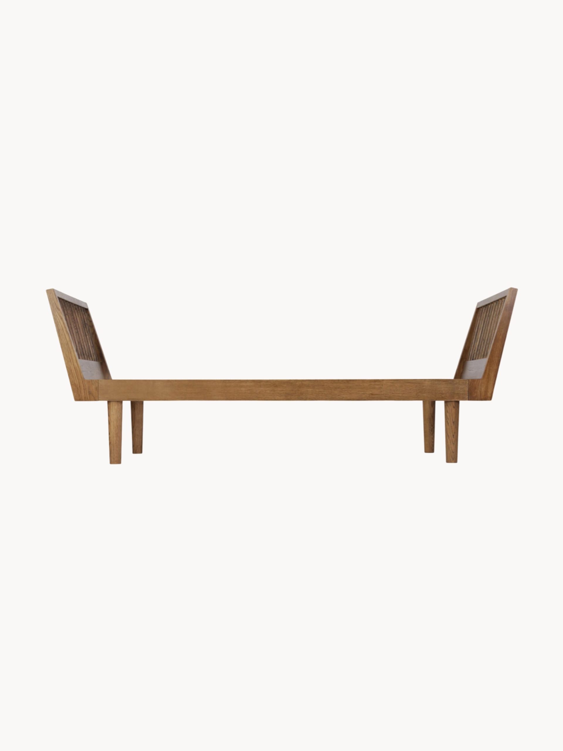 Cama infantil artesanal de madera de roble Eli, 90 x 160 cm