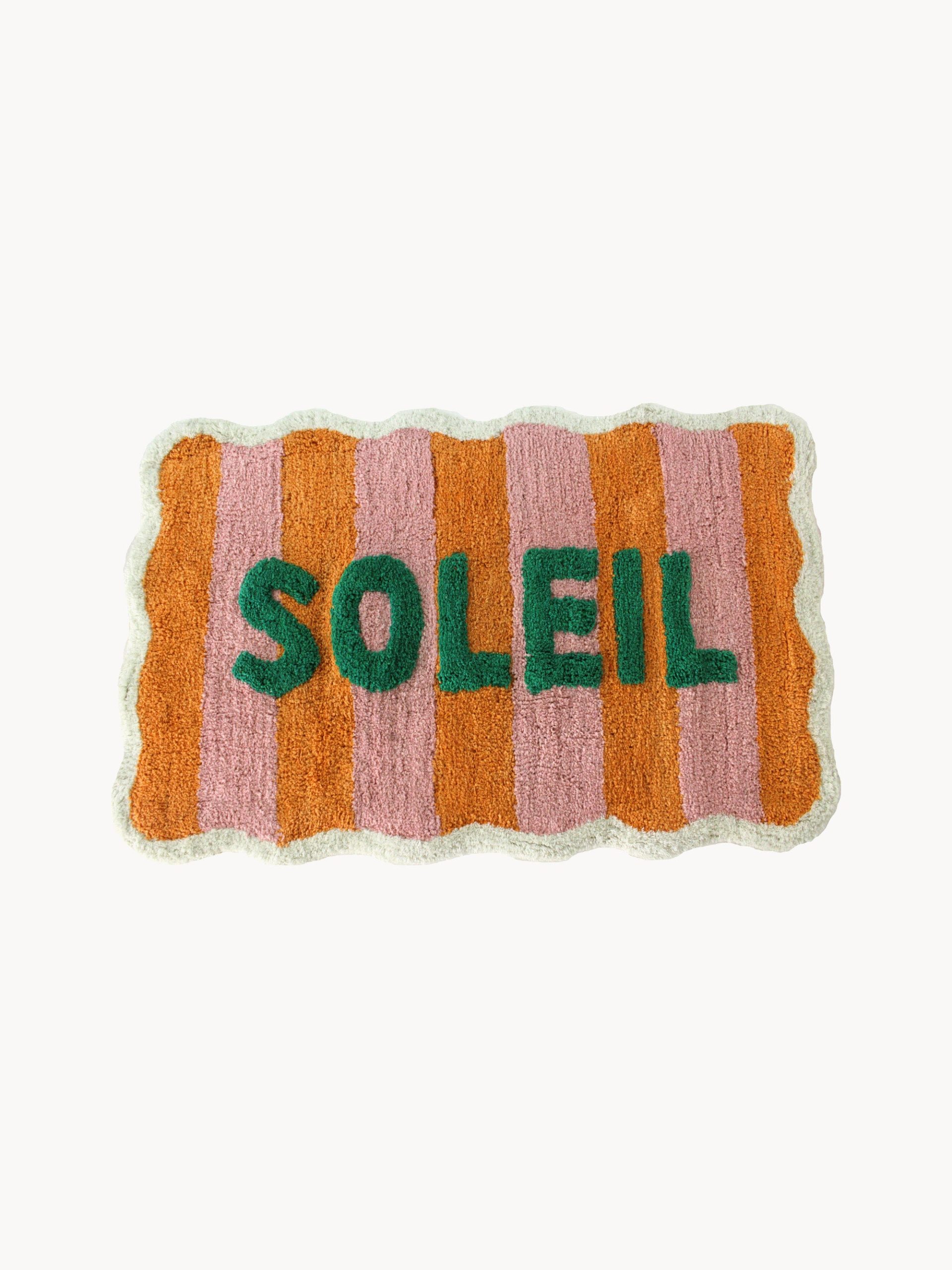 Alfombrilla de baño de algodón Soleil