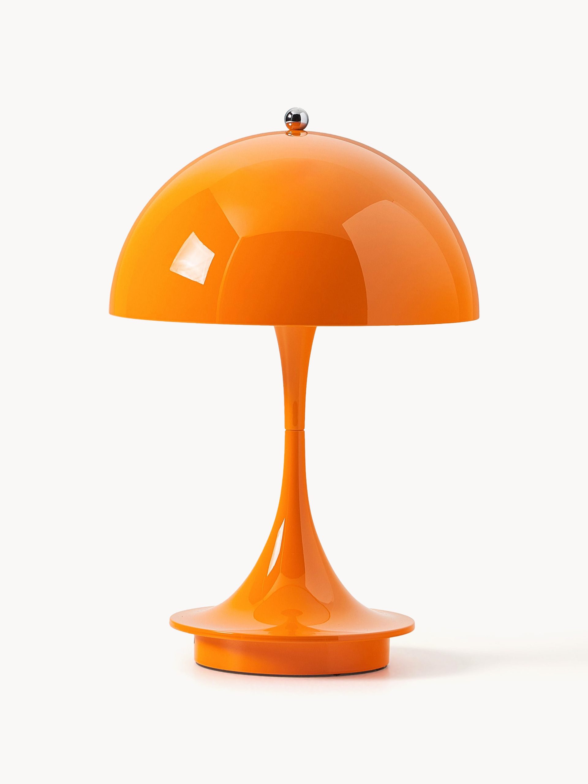 Lámpara de mesa LED regulable Panthella 160, portátil, diseño Verner Panton