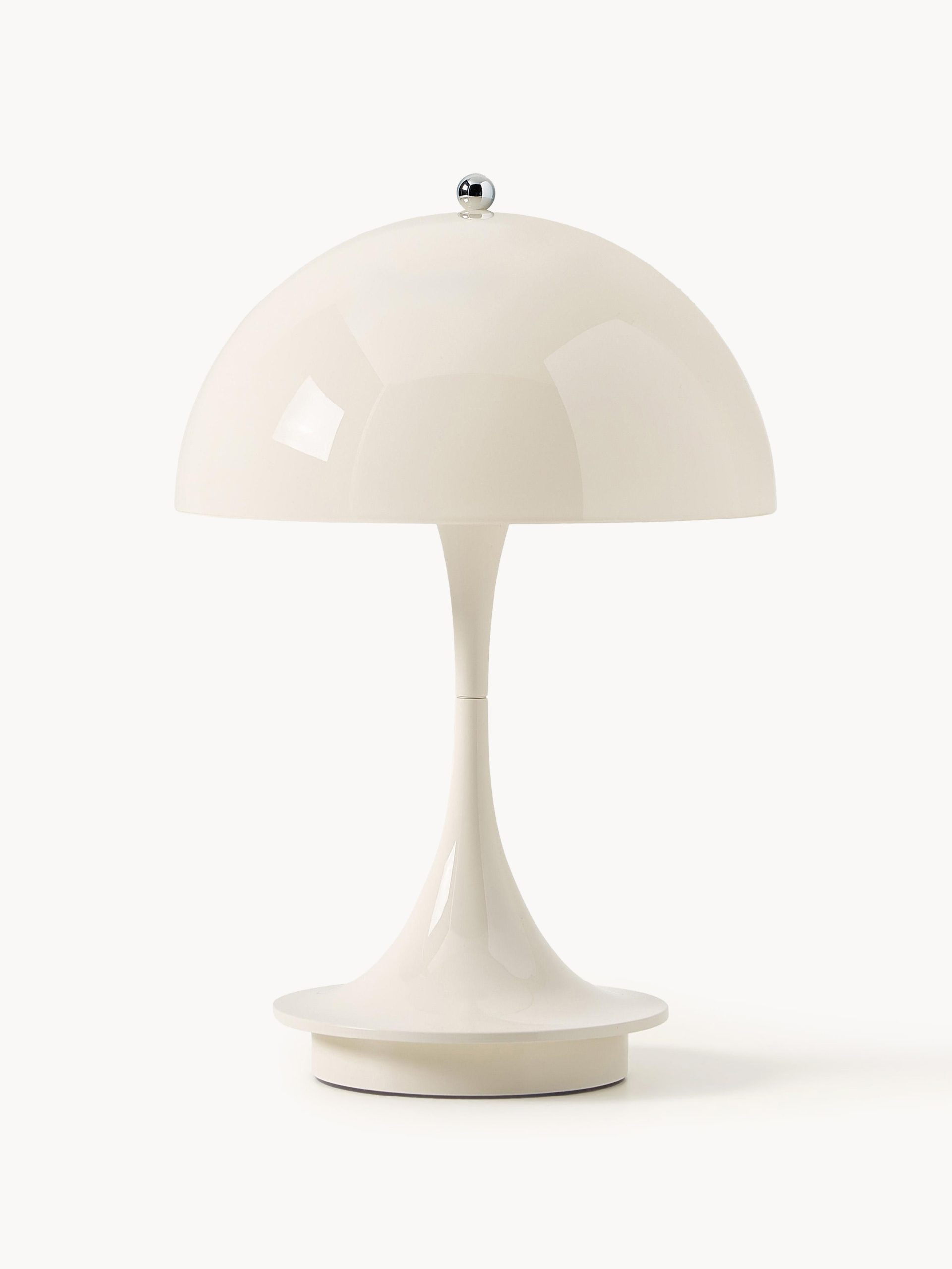 Lámpara de mesa LED regulable Panthella 160, diseño Verner Panton