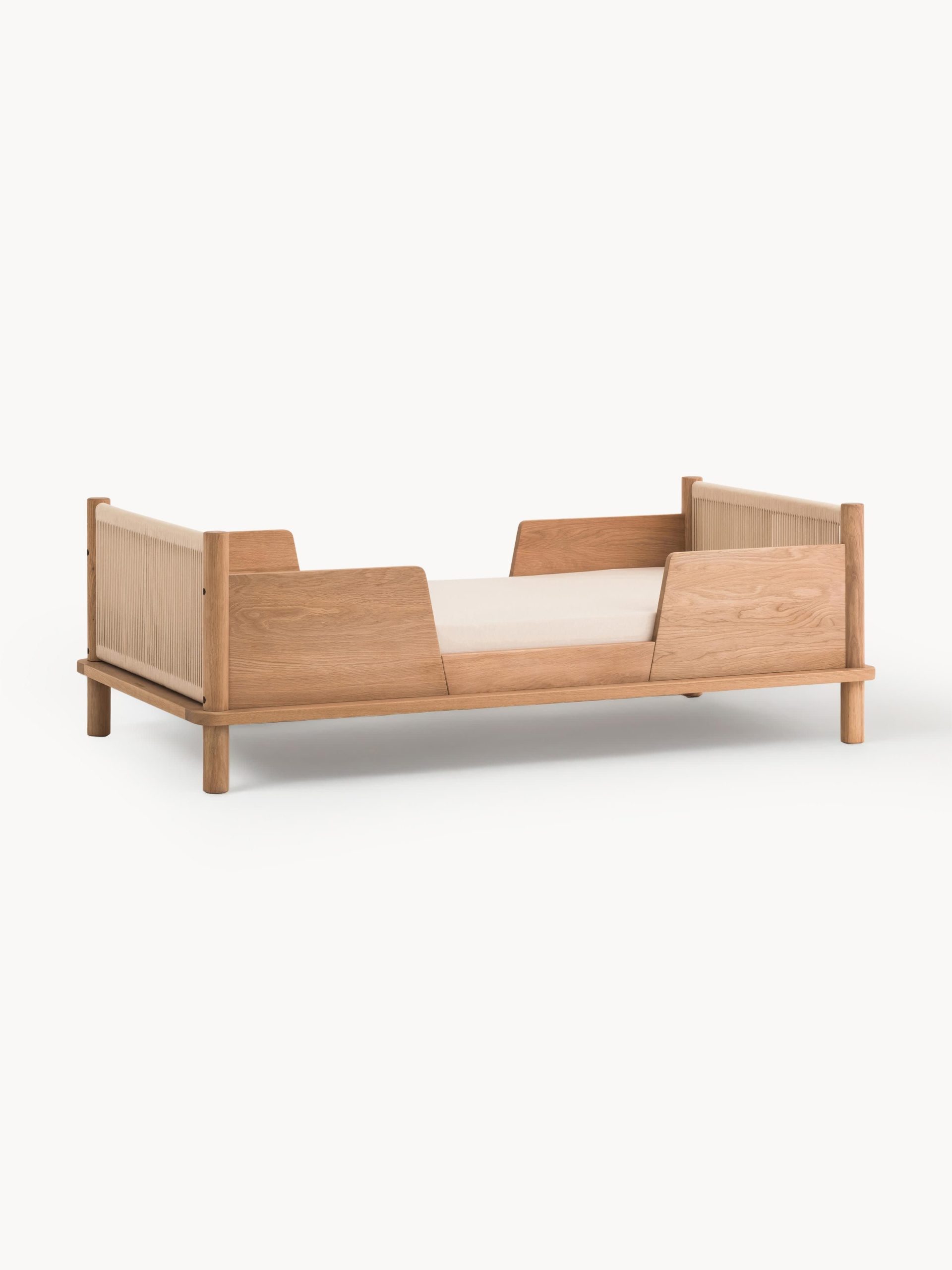 Cama infantil de madera de roble Latitude, 70 x 140 cm