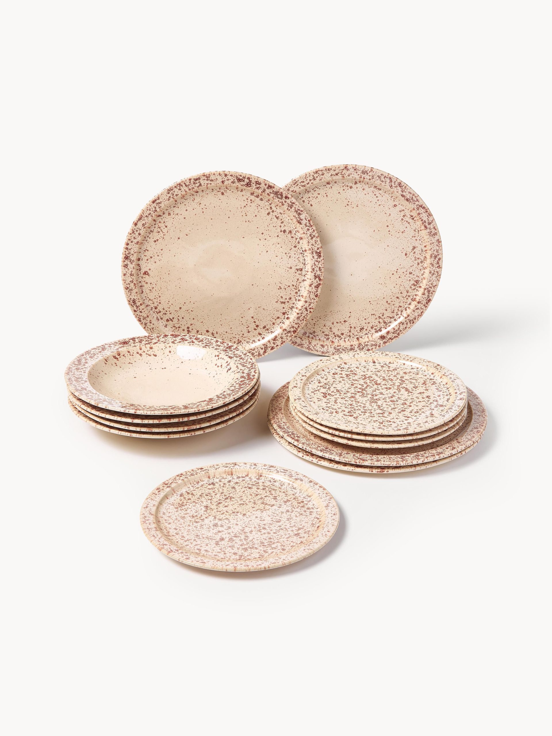 Vajilla artesanal Bernardo, 4 comensales (12 piezas)