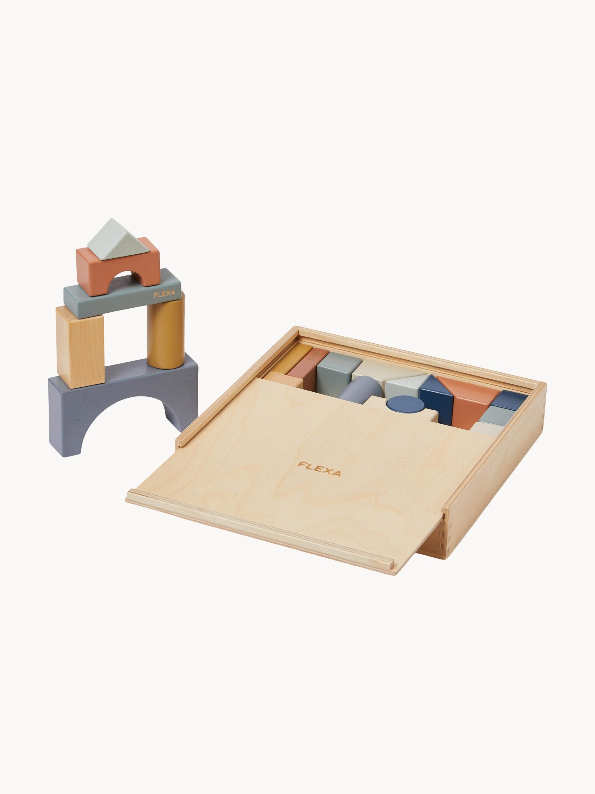 Set de bloques de madera Creative, 36 uds.