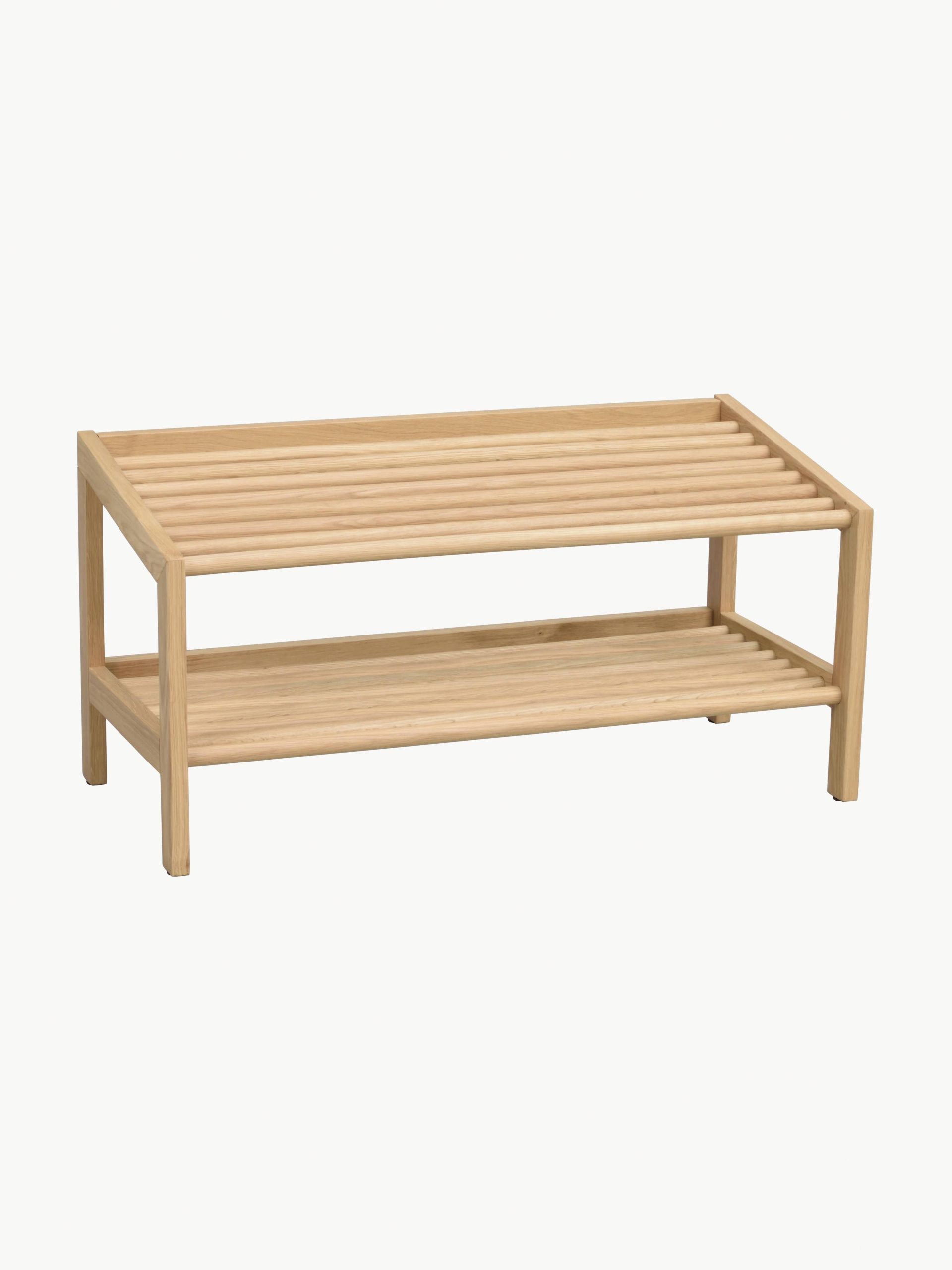 Zapatero de madera de roble Hillmond