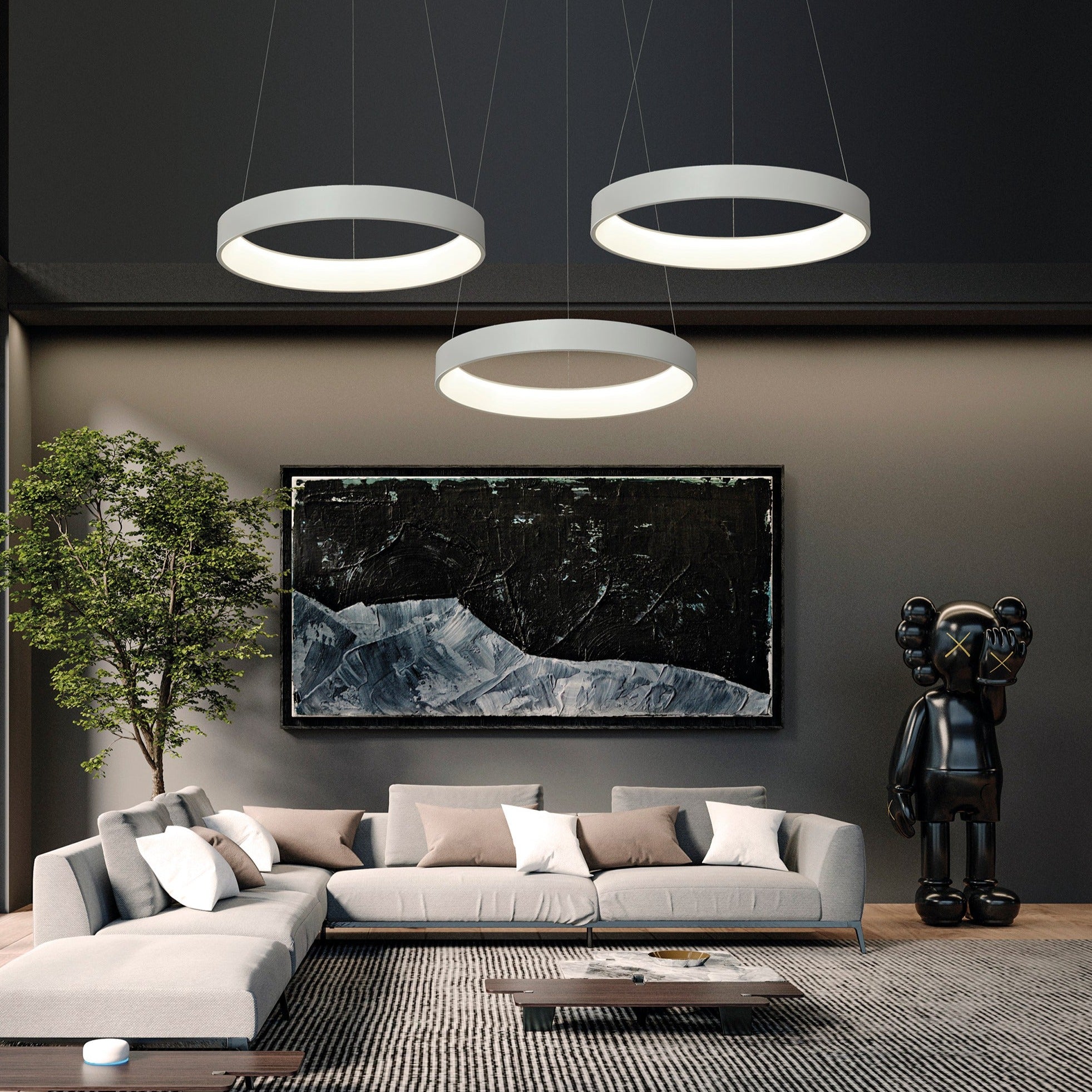 ACB Dilga Lámpara de techo colgante blanco LED Slide Switch C3450170B