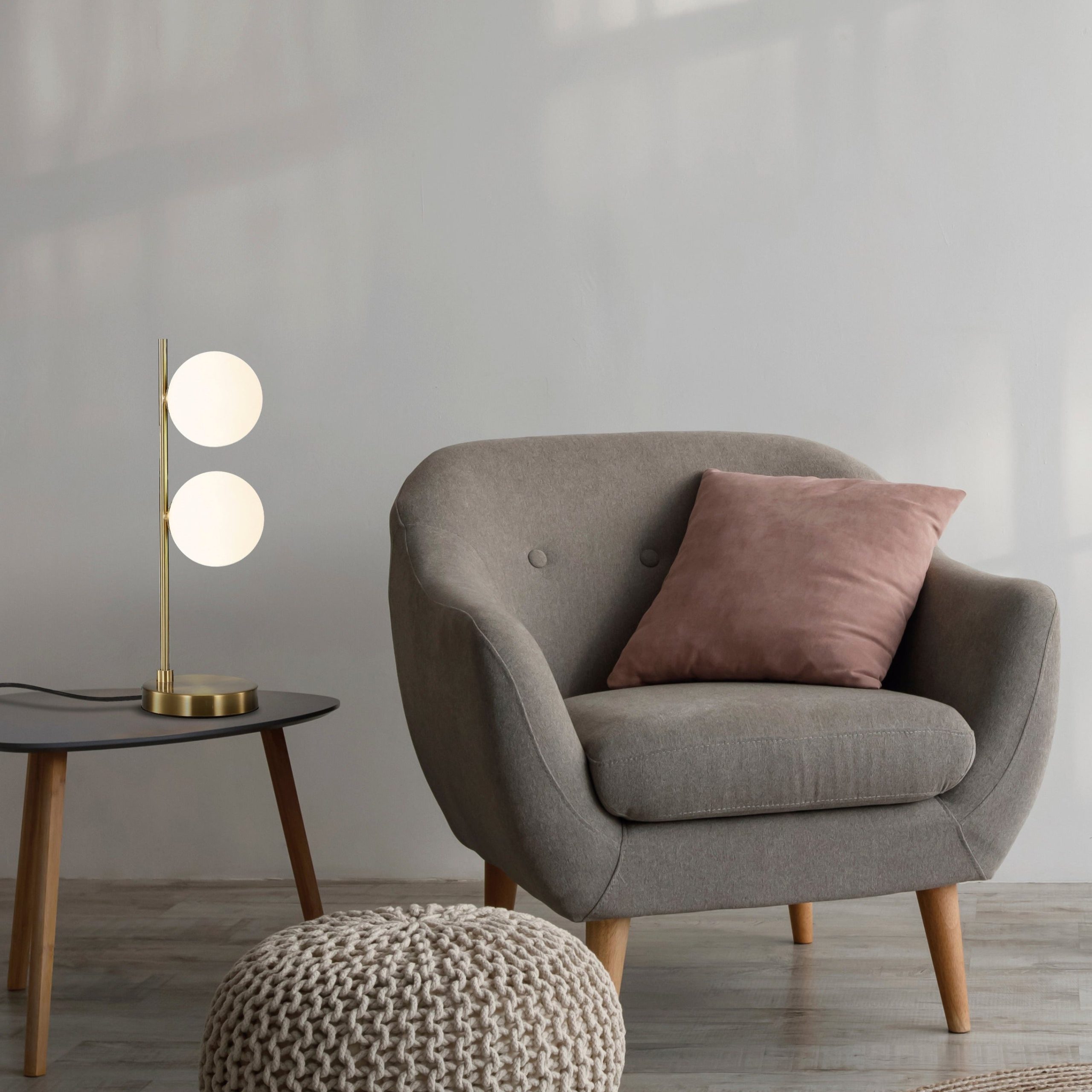 ACB Doris Sobremesa 3820 Oro Viejo/Opal, LED G9 2x7W, I S3820180O