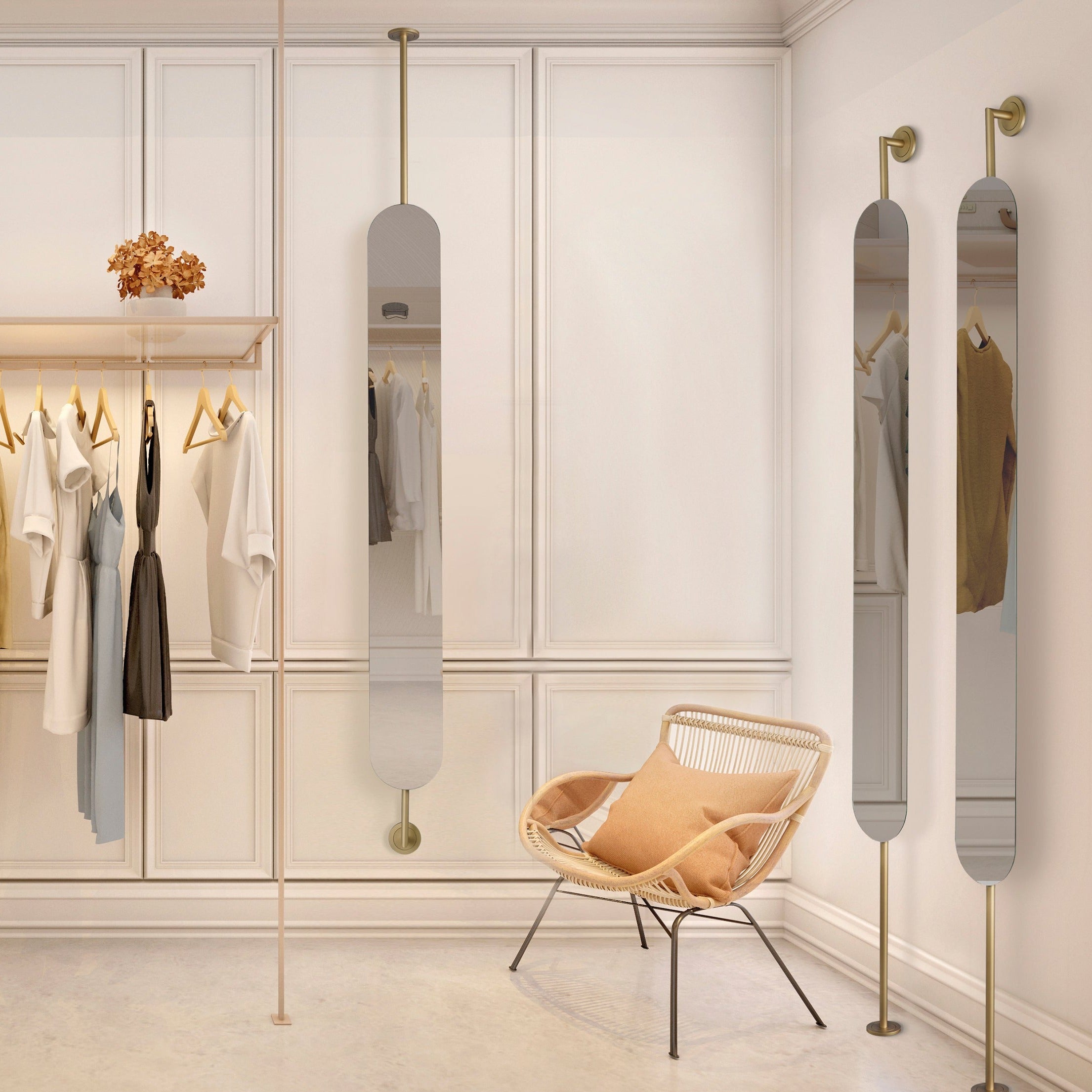 ACB Dresscode Espejo 160x20cm, Techo, RAL 1036, A107341R1036