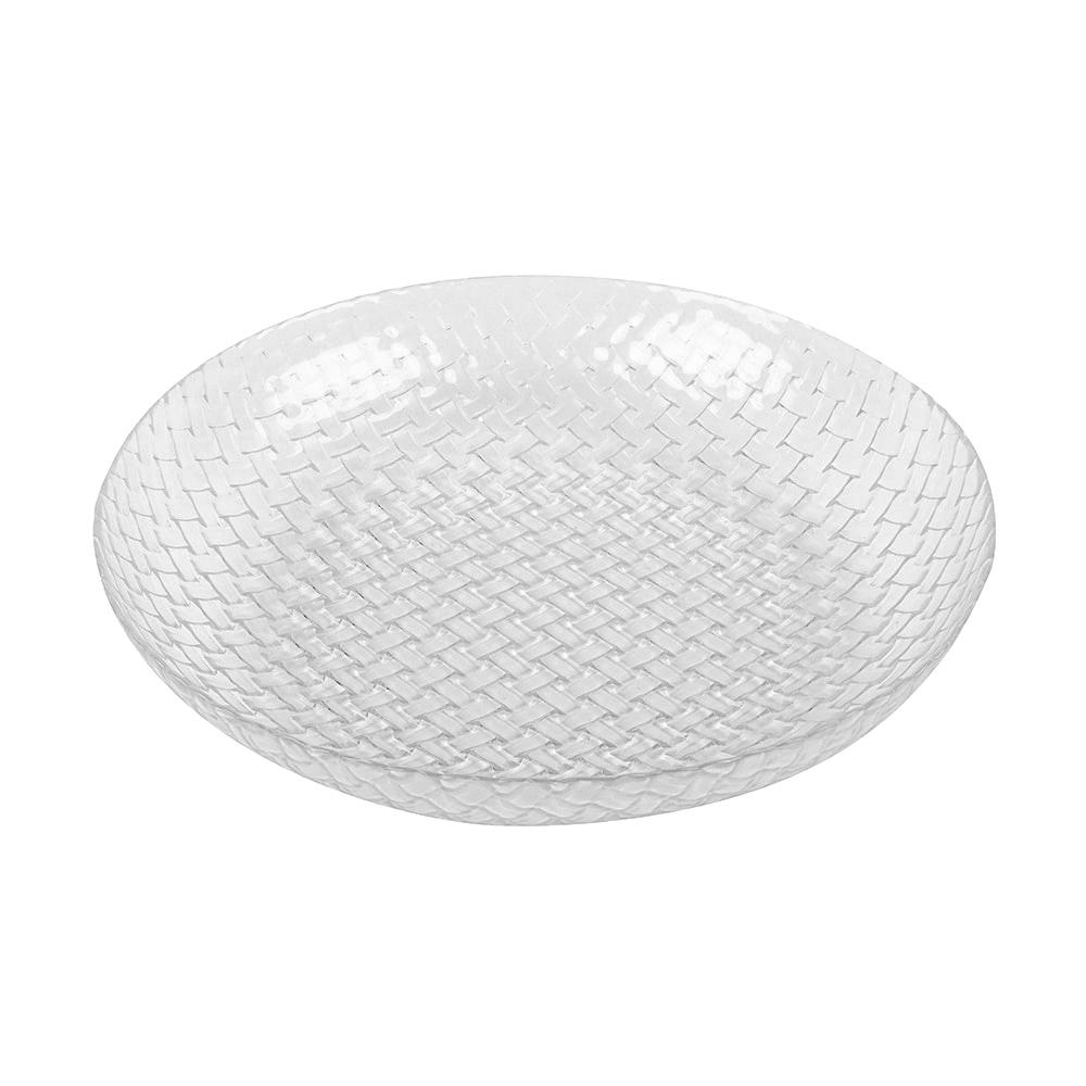 Avet Ensaladera Braid de 3900 ml de Capacidad, 35 cm de Diámetro y 7,5 cm de Altura - Apta para Lavavajillas - Pack de 4 Unidades