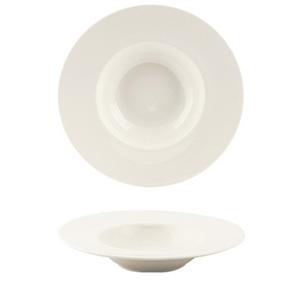 SUMMA Valet Gourmet Plato Hondo 30 cm - Vitro Porcelana, Marfil (6 Unidades)