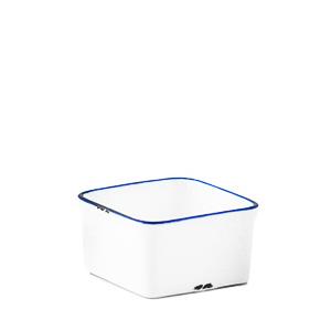 SUMMA Alacena Azul Cazoleta Alta 9x9x5 cm - Porcelana Marfil y Azul (12 Unidades)