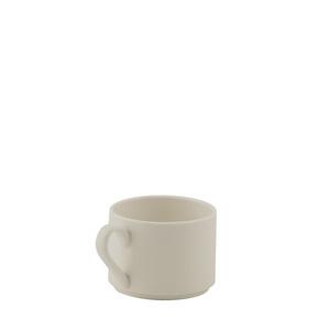 SUMMA Taza de Té Modern 25 Cl 8 cm - Vitro Porcelana Marfil - Colección MODERN (6 Unidades)