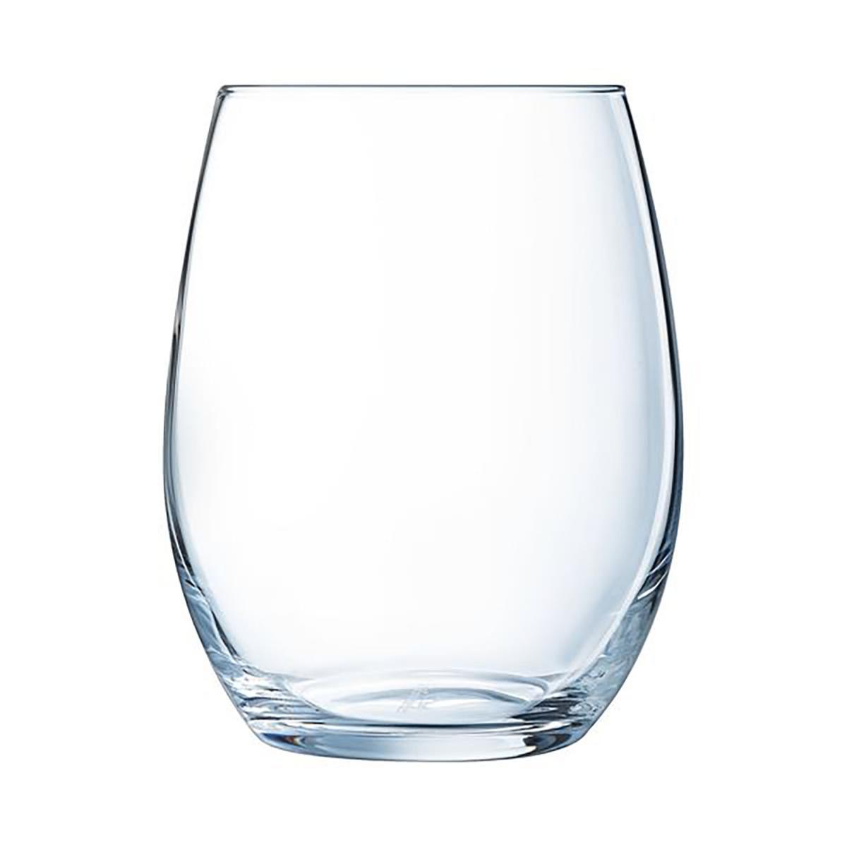 Arcoroc Vasos Altos Eco Vina 44 cL Vidrio, Caja 6 unidades, Ecológicos, Apto Lavavajillas, Fabricados en Francia