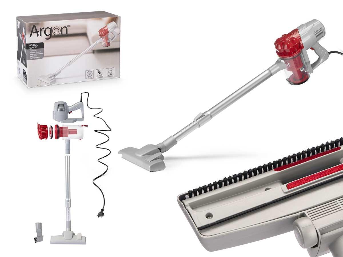 Argon Aspirador de Mano 600W Gris y Rojo, 92x185x24 cm, 800 ml (2 Unidades)