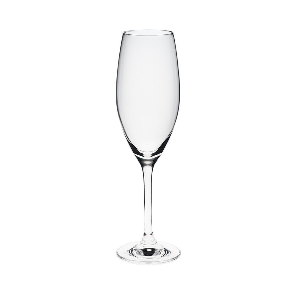 Rona 09 Copa Flauta Edition 230 ml - Pack de 6 Unidades de Cristalería Profesional - Altura 225 mm, Diámetro 66 mm