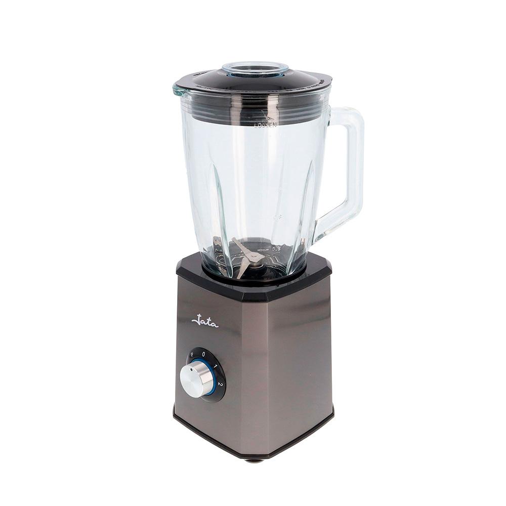Jata Hogar Batidora de vaso 1500W, 1.5L, acero inoxidable, pica hielo