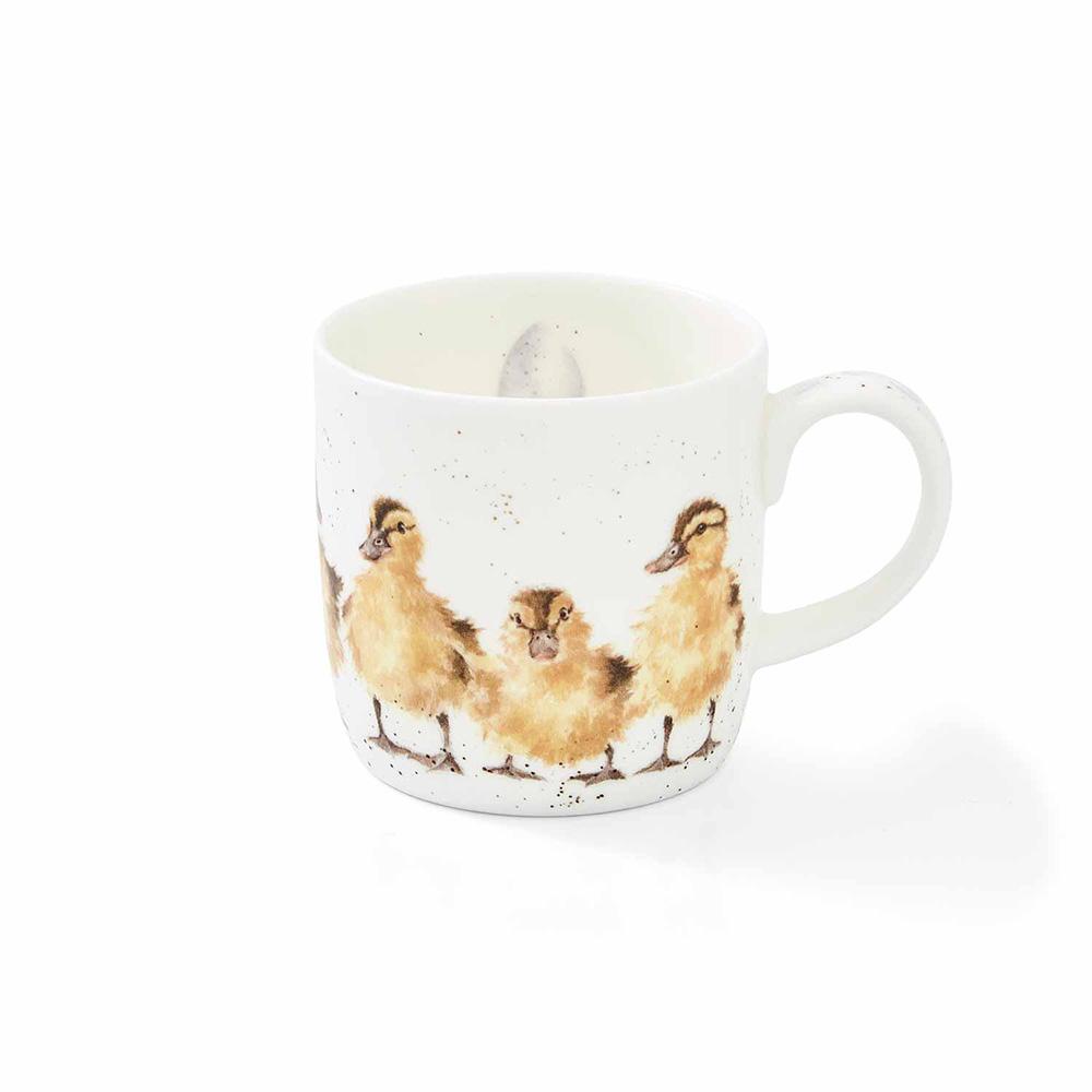 Royal Worcester Mug Wrendale Design Colección Patitos 310 ml - Set de 6 Unidades - Apto para Lavavajillas y Microondas
