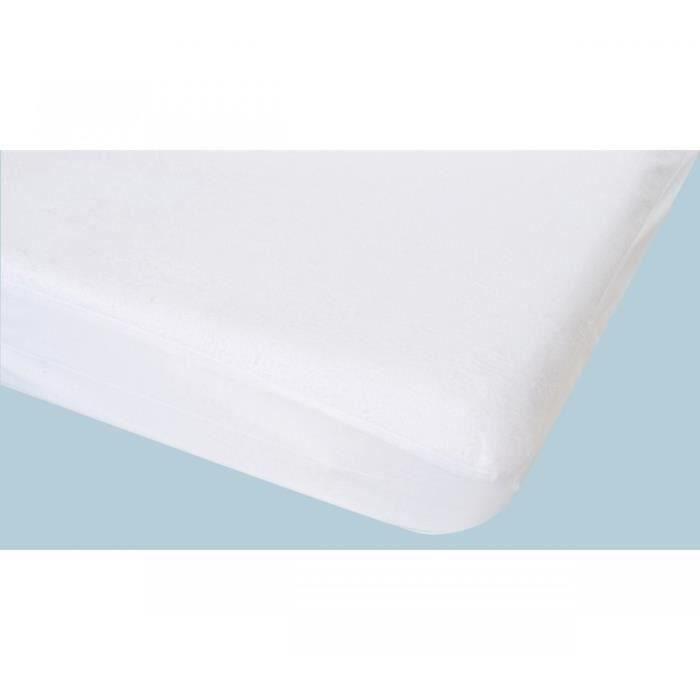 Alese Protector de Colchón Alouette Impermeable, Algodón Forro Polar Laminado Poliuretano 80x190 cm Altura 30 cm