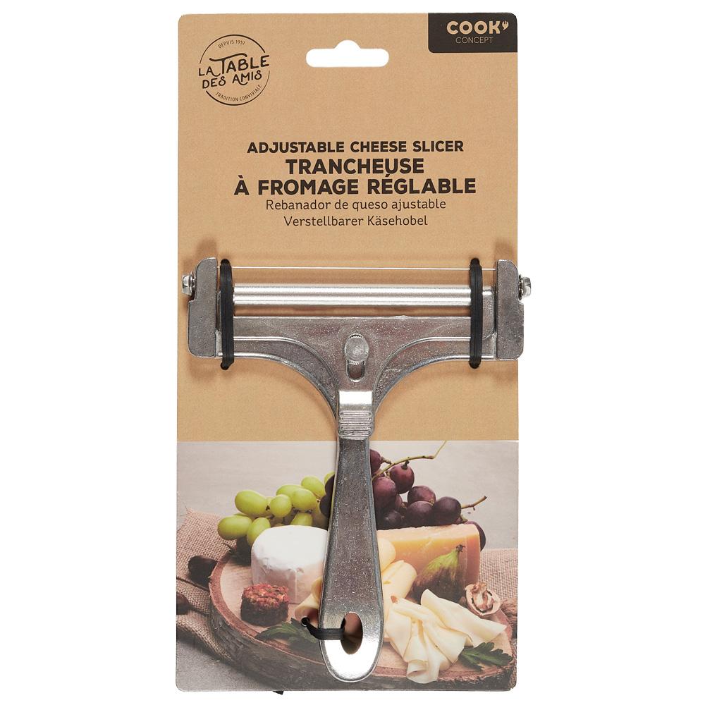 Cook Concept Cortador Ajustable para Queso y Foie - Colección Bistrot, Aluminio