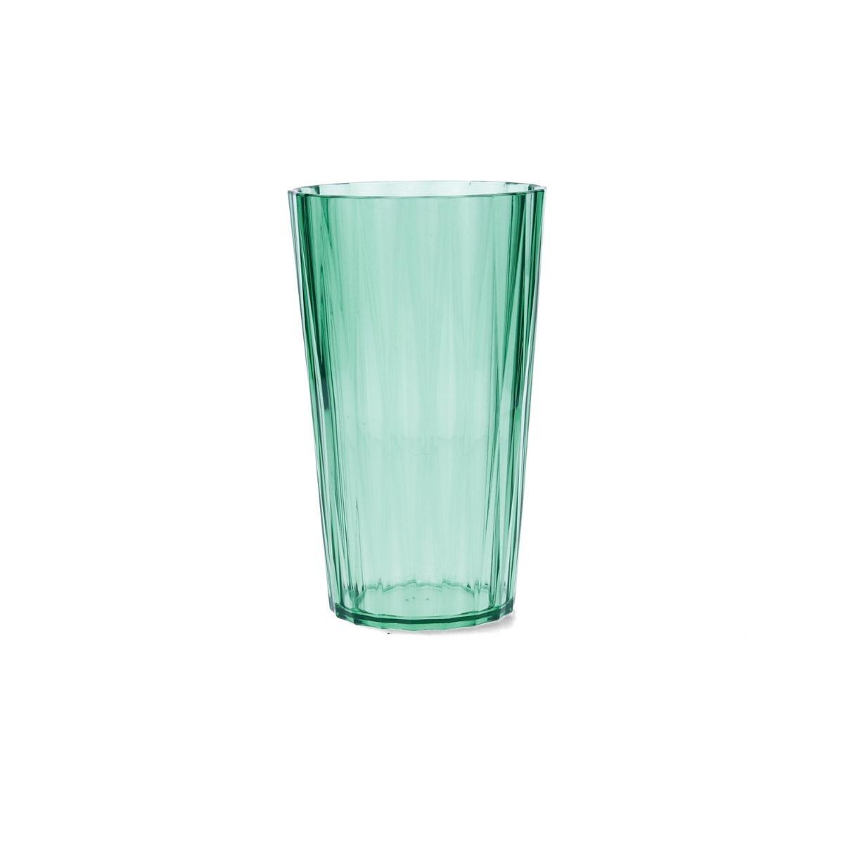 Quid Vaso Poliestireno Iris Verde 60 cL (24 Unidades)