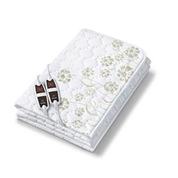 Beurer UB-68 XXL Calientacamas Doble, 2 Zonas Térmicas Independientes, 4 Niveles de Temperatura, Forro Polar