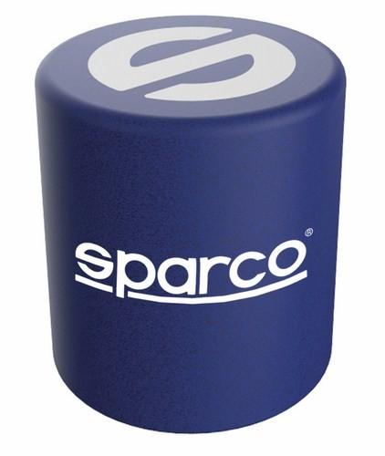 Sparco S0750006B Puff suave diámetro 40 cm altura 40 cm con logo S impreso