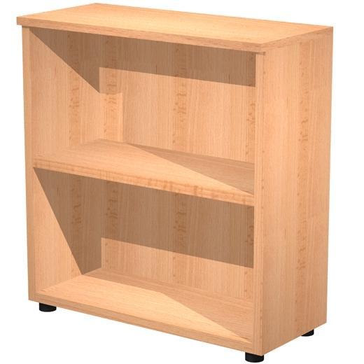 Artexport Estantería Baja Presto Abierta 1 Estante 22 mm Regulable Con Trasera Haya