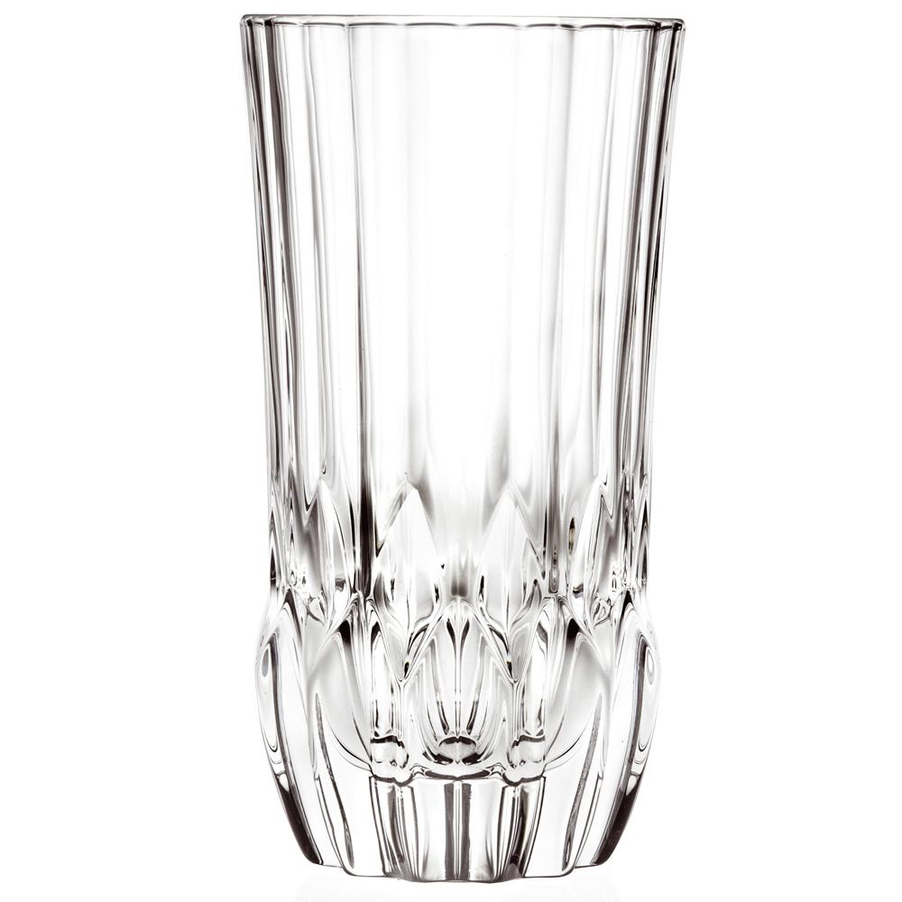 Rcr Cristalleria IT Vaso Alto Colección Adagio LUXION Eco-Crystal Glass 400 ml, 150 mm altura, 78 mm diámetro (Pack de 6)