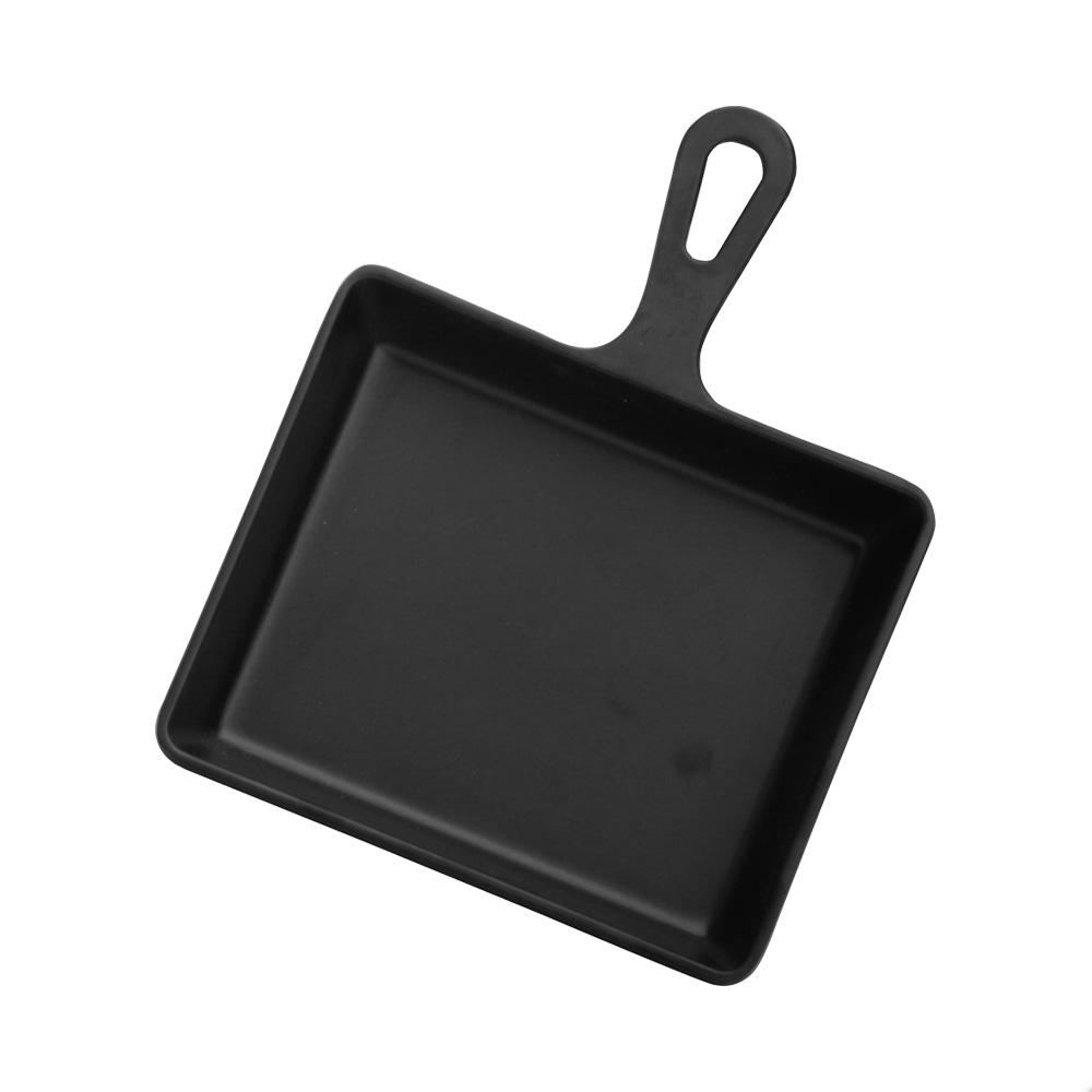 Little Chef Colección 1946 Mini Sartén Melamina Cuadrada 12x12 cm - Libre BPA, Apta Lavavajillas