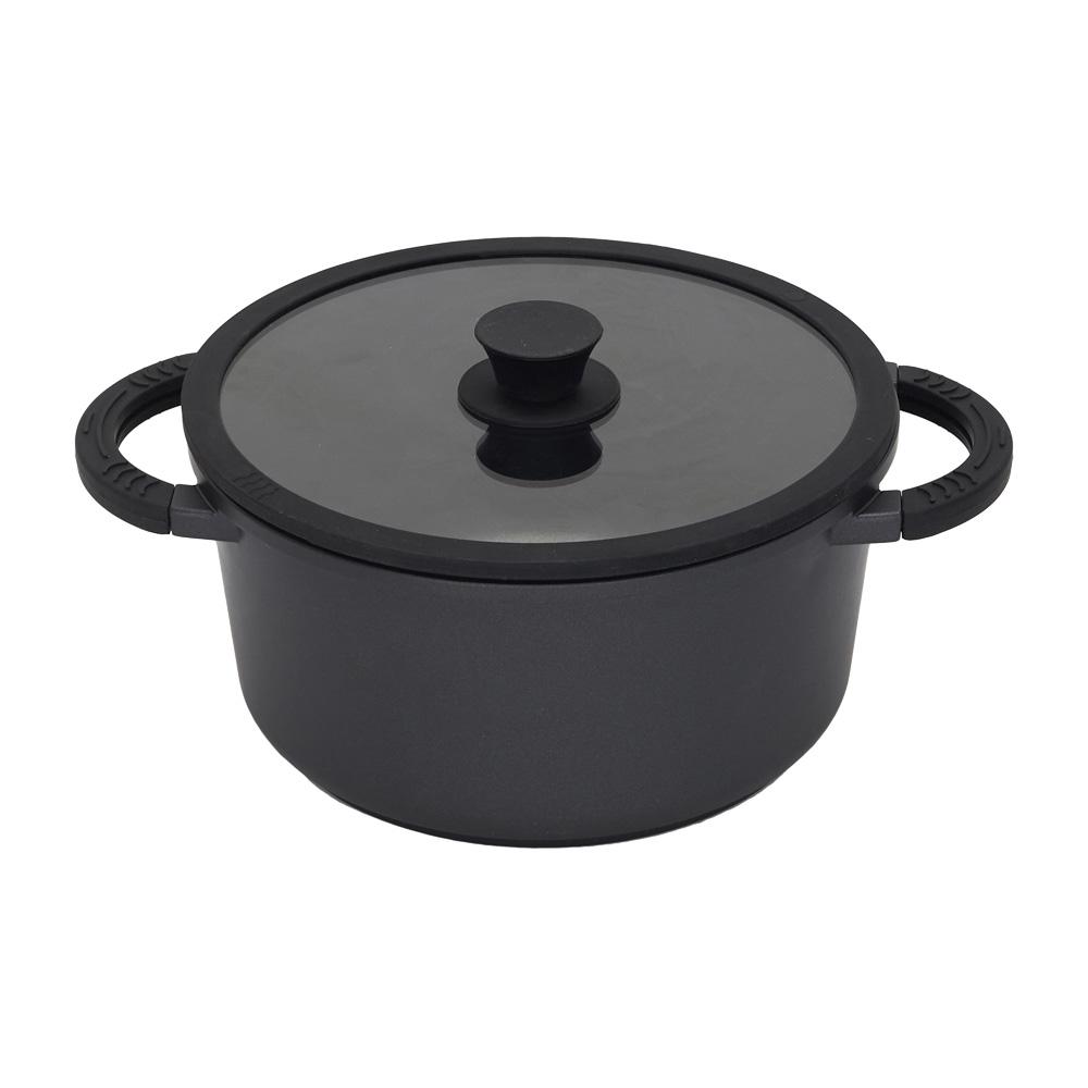 Cook Concept Cacerola de Aluminio 24 cm, Apta para Todo Tipo de Cocinas