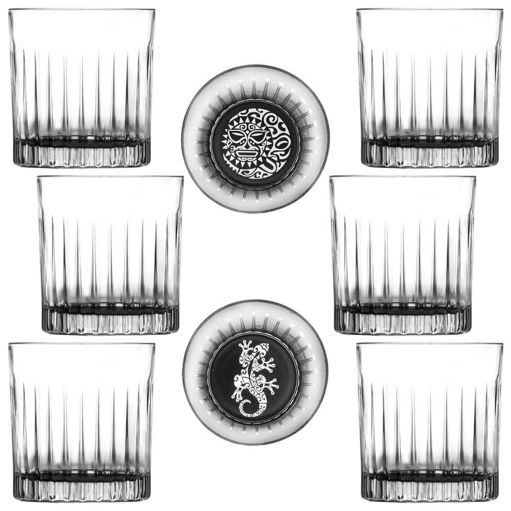 Rcr Cristalleria IT 2 Vasos Bajos Colección Mixology 360ml Ultrarresistentes Aptos Lavavajillas