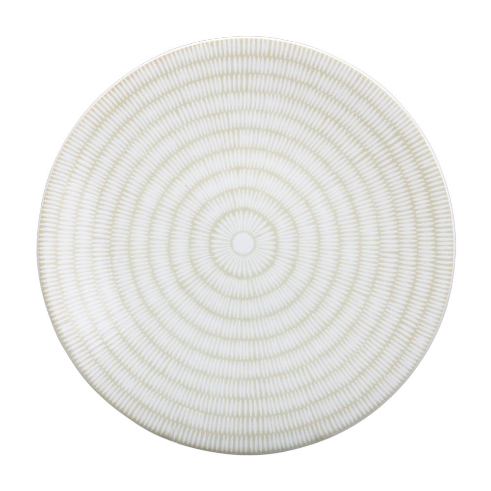Avet Plato Llano Long Rice Beige de Stoneware 27,5 cm - Pack 6 Unidades