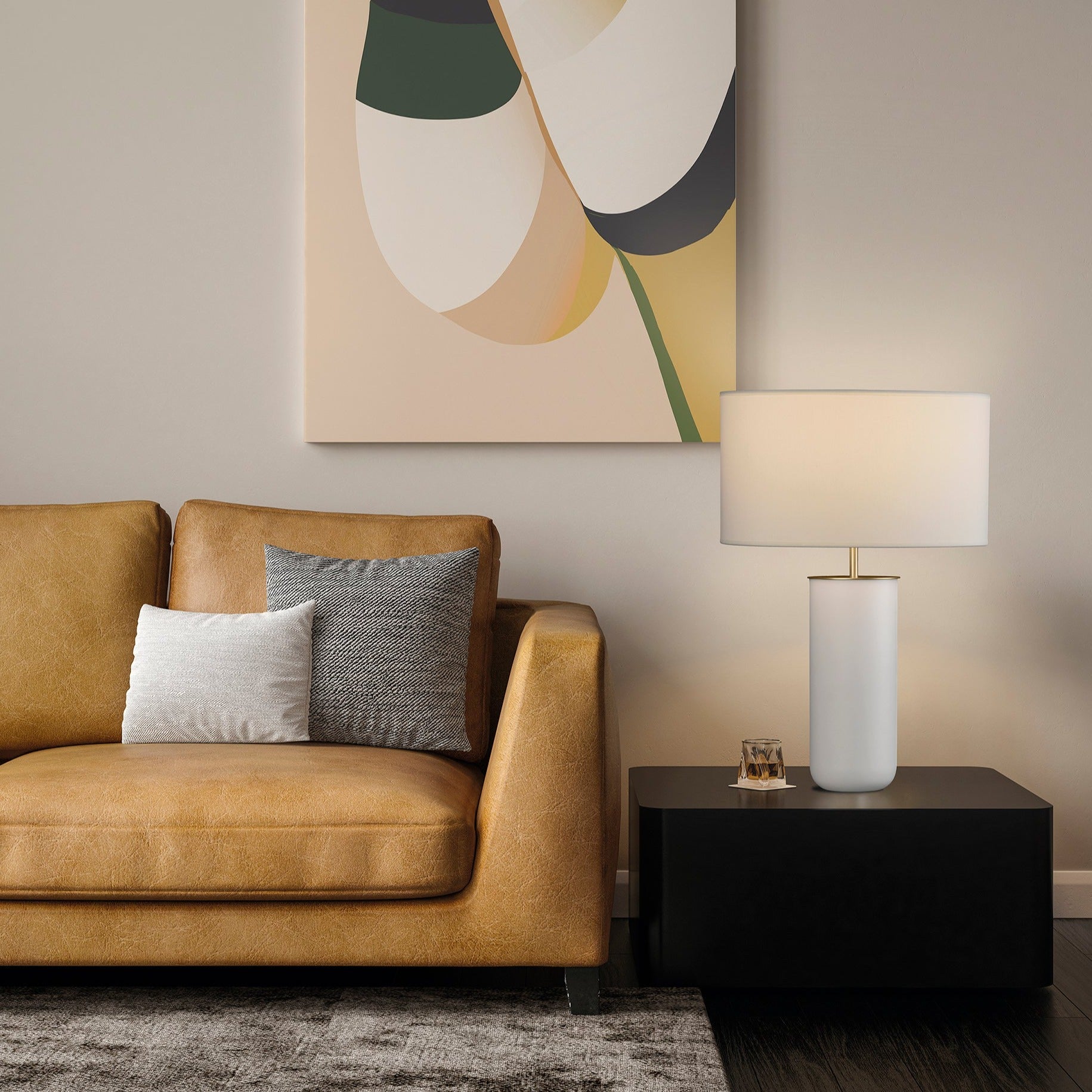 ACB Lindana Sobremesa 8194 Blanco/Oro Técnico, LED E27 15W, I, Con interruptor S8194B