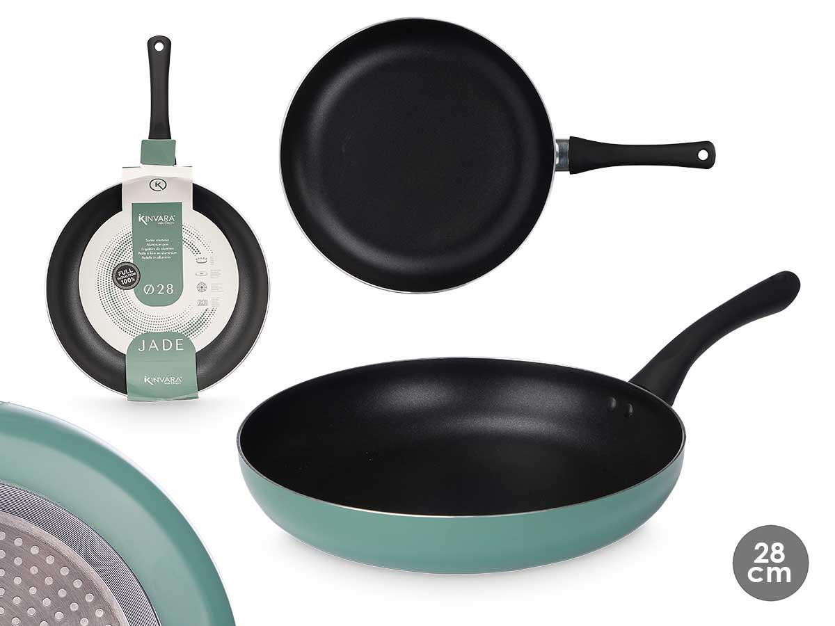 Kinvara Sartén Inducción Antiadherente Aluminio Prensado 28 cm (6 Unidades)
