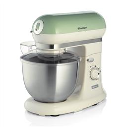 Ariete 1588/04 Robot de Cocina Vintage Verde, Bol de Acero Inoxidable, 10 Velocidades, Función Pulse