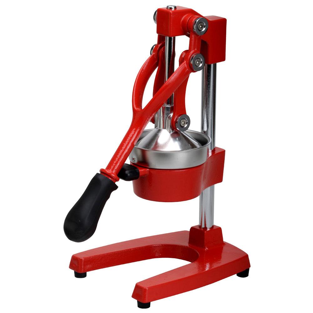 Exprimidor Manual de Palanca Modelo 1946, Aluminio y Acero Inoxidable, para Naranjas y Limones, 22x17x39 cm