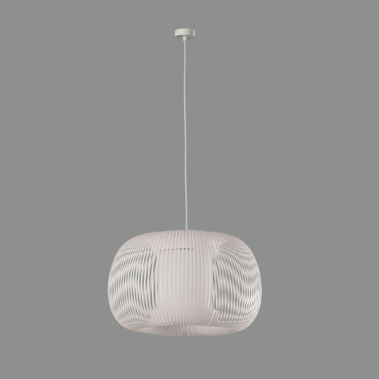 ACB Mirta Lámpara de techo colgante 3055/45 Blanco, Kit Blanco Text., LED E27 15W, C3055181BB