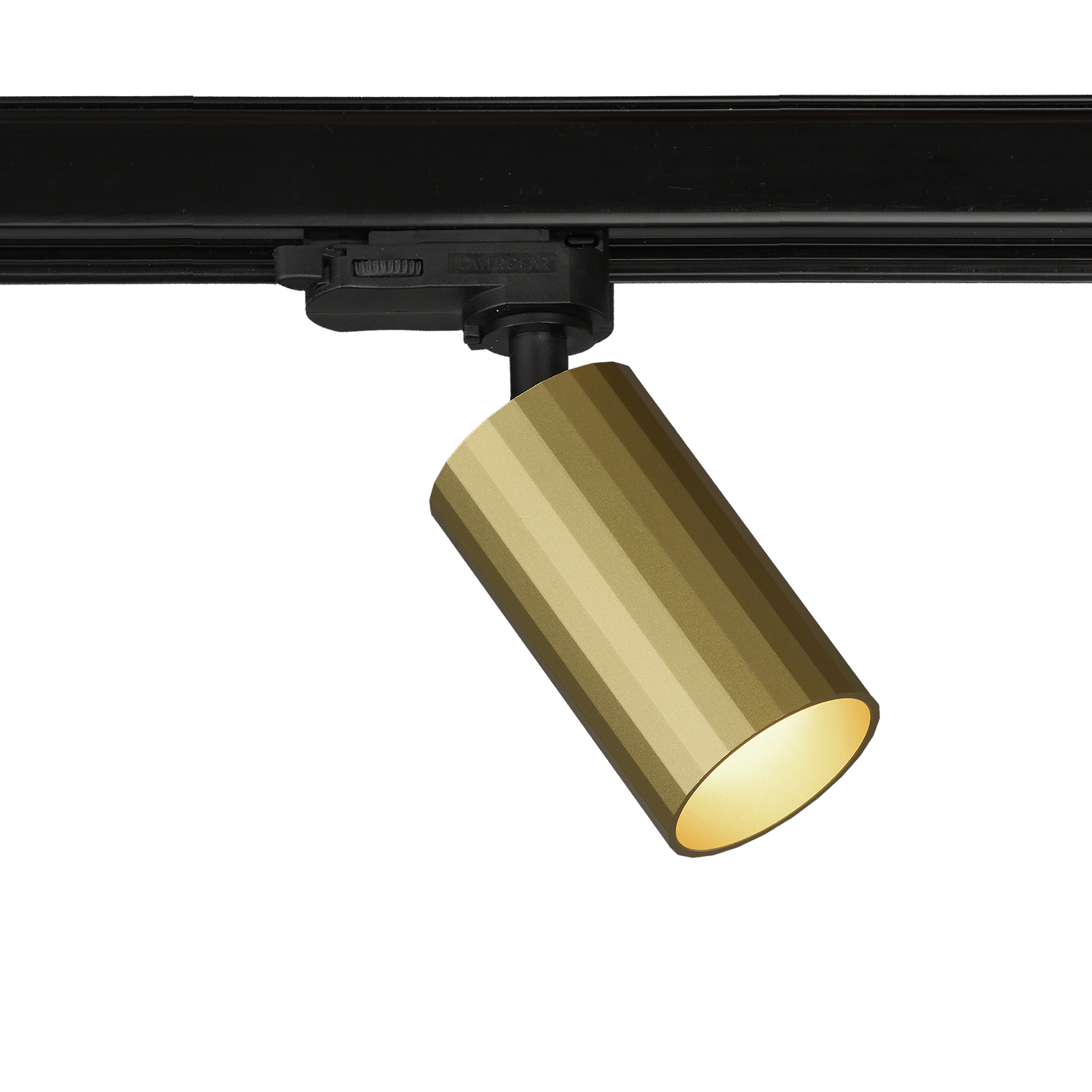 ACB Modrian Track light 3951/10 Negro/Oro Técnico, LED GU10 8W, I, Orientable T3951080O