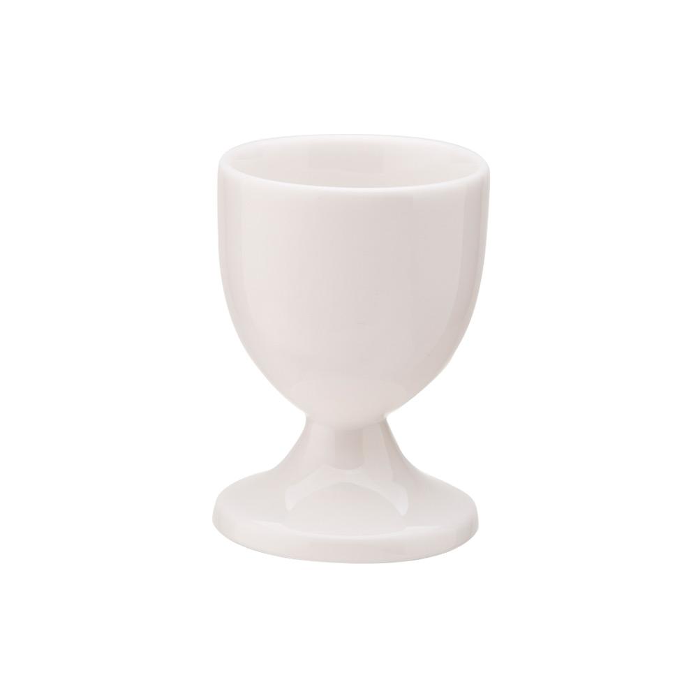 Avet Huevera Blanco Puro Plain White Pack 6 unidades Ø 4.3cm H 6.2cm. Resistente, Apta Microondas, Lavavajillas y Hostelería