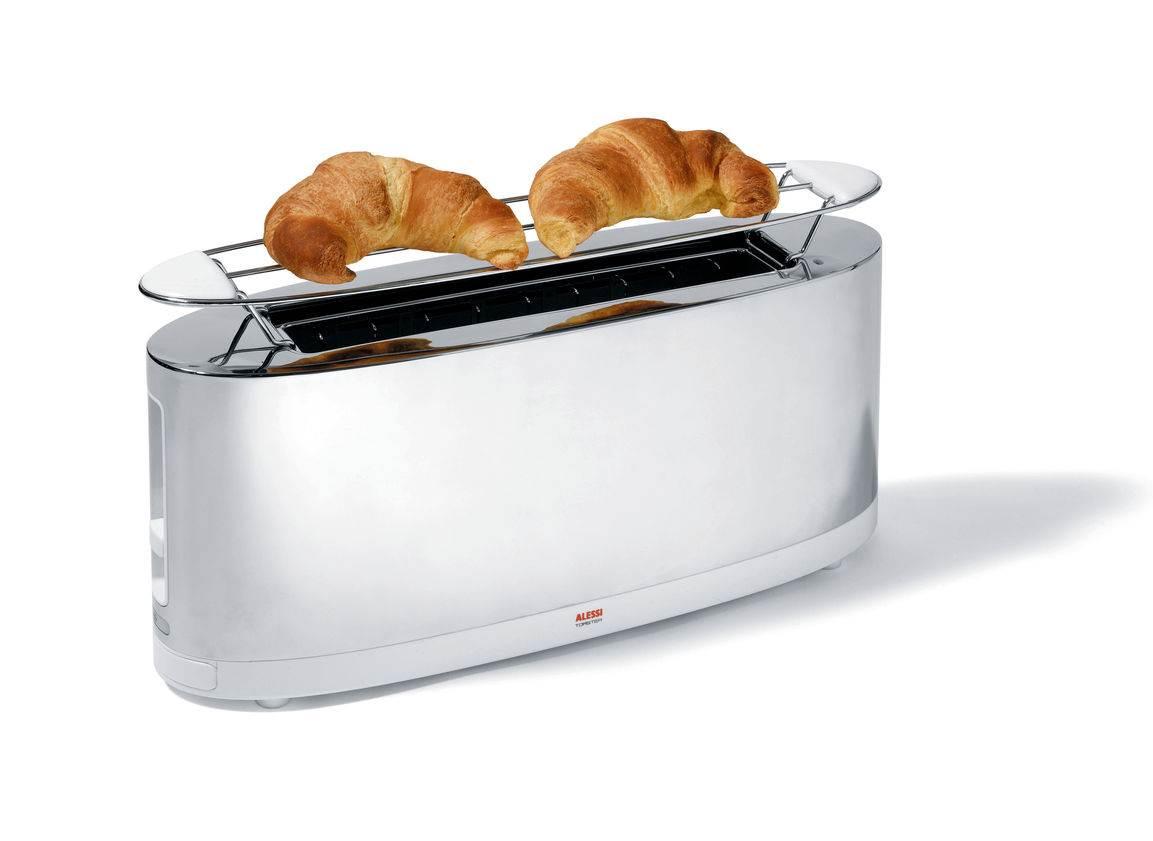 Tostadora Acero Inoxidable 18/10 Y Pvc Blanco ALESSI PAE SG68 W