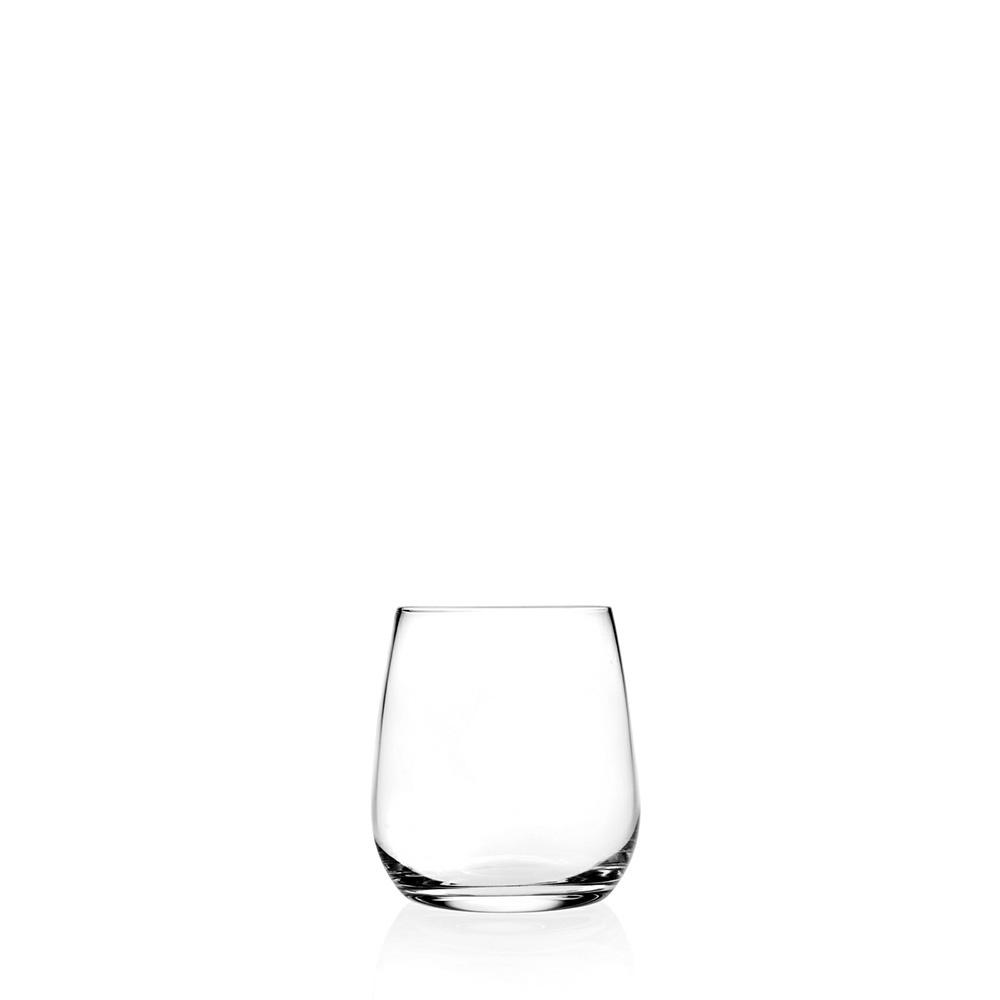 Rcr Cristalleria IT Mm Vaso Bajo Invino 370 ml Altura 92 mm (6 Unidades) Cristal Reciclable, Resistente, Apto Lavavajillas