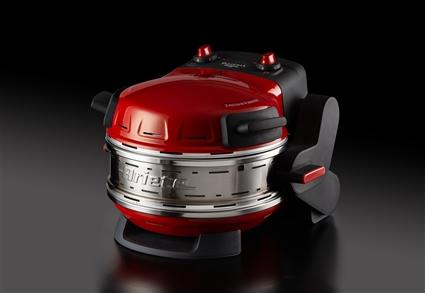 Ariete 927/00 Horno Doble para Pizza con 2 Piedras Refractarias 32cm, Cocción Rápida 400°C en 4 min, Capacidad 2 Pizzas