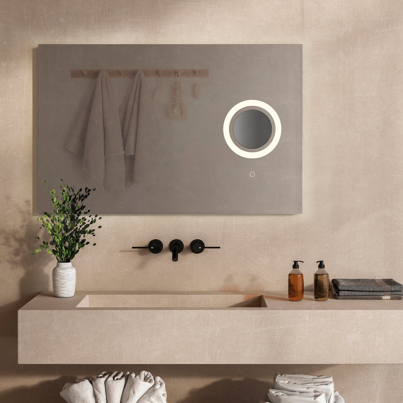 ACB Olter Espejo LED + Aumento iluminado 5x LED A943820LB