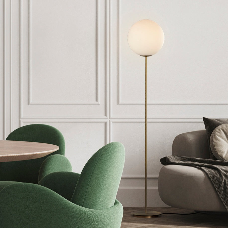 ACB Parma Lámpara de pie oro viejo mate/opal LED E27 I H3946180O