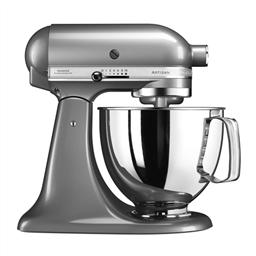 Kitchenaid 5KSM125 ECU Robot de Cocina Amasadora Artisan 4,8L Silver Oscuro Acción Planetaria Motor Directo