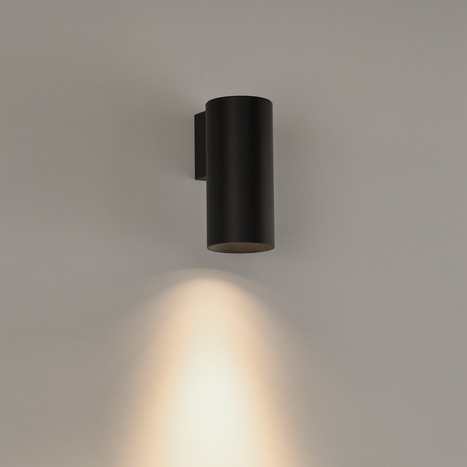 ACB Pipe Aplique 16/3986 Negro Texturado, LED COB 12W 3000K 1240lm, CRI90 , LED integrado A3986000N