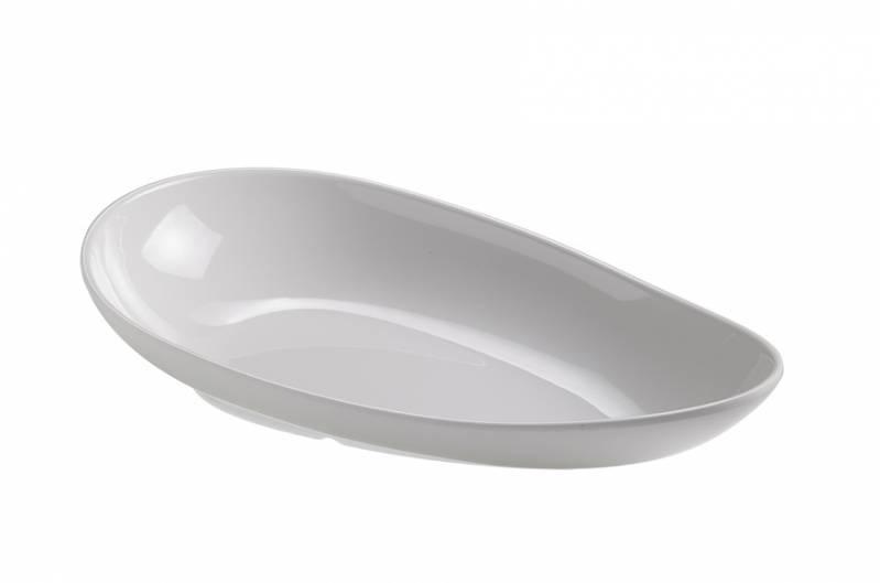 Leone Fuente Oval Melamina 100% para Servir | 33,5x20x6 cm | Apta Lavavajillas | Máx. 70ºC