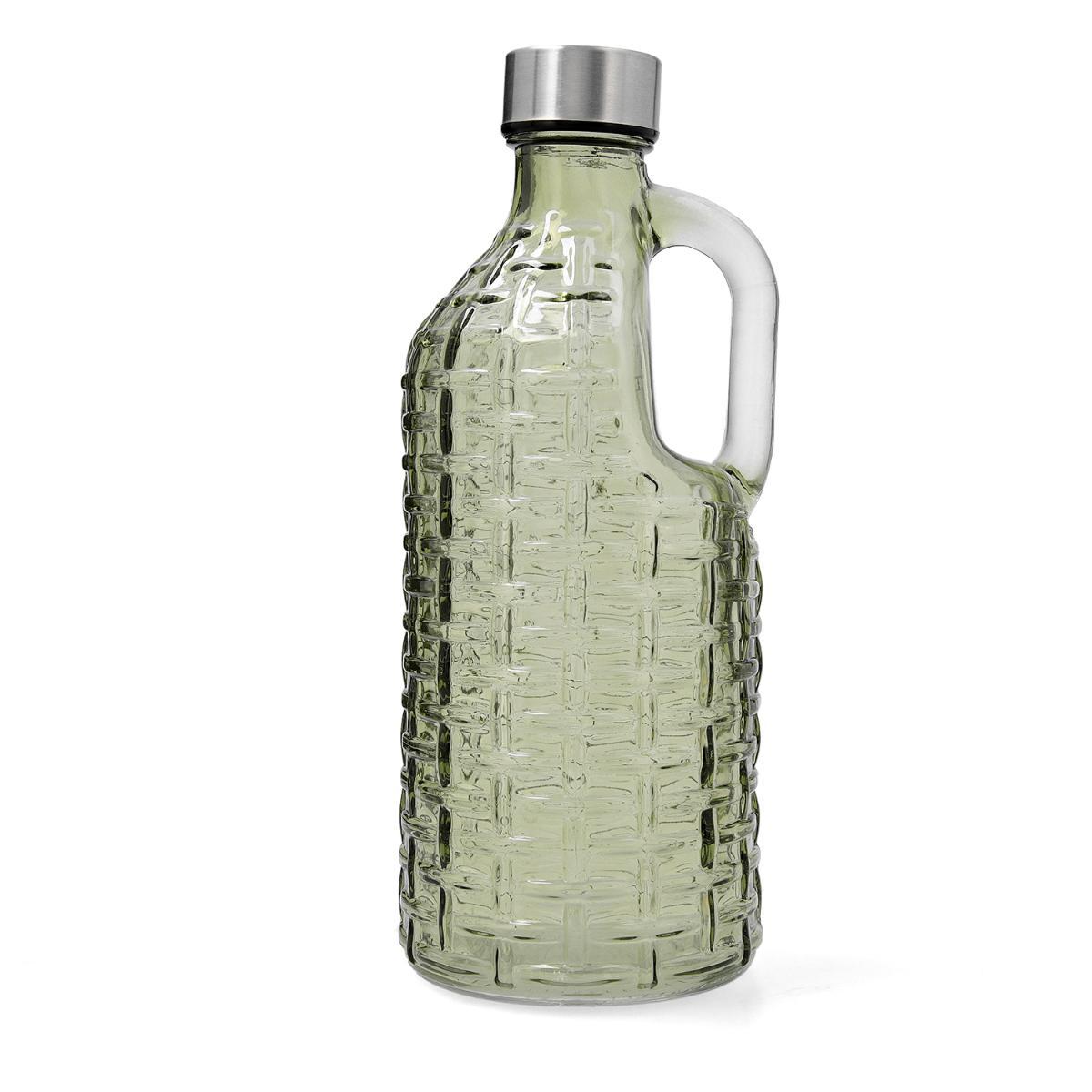 Quid Botella de Mesa de Vidrio con Tapón Calypso 1 L Verde