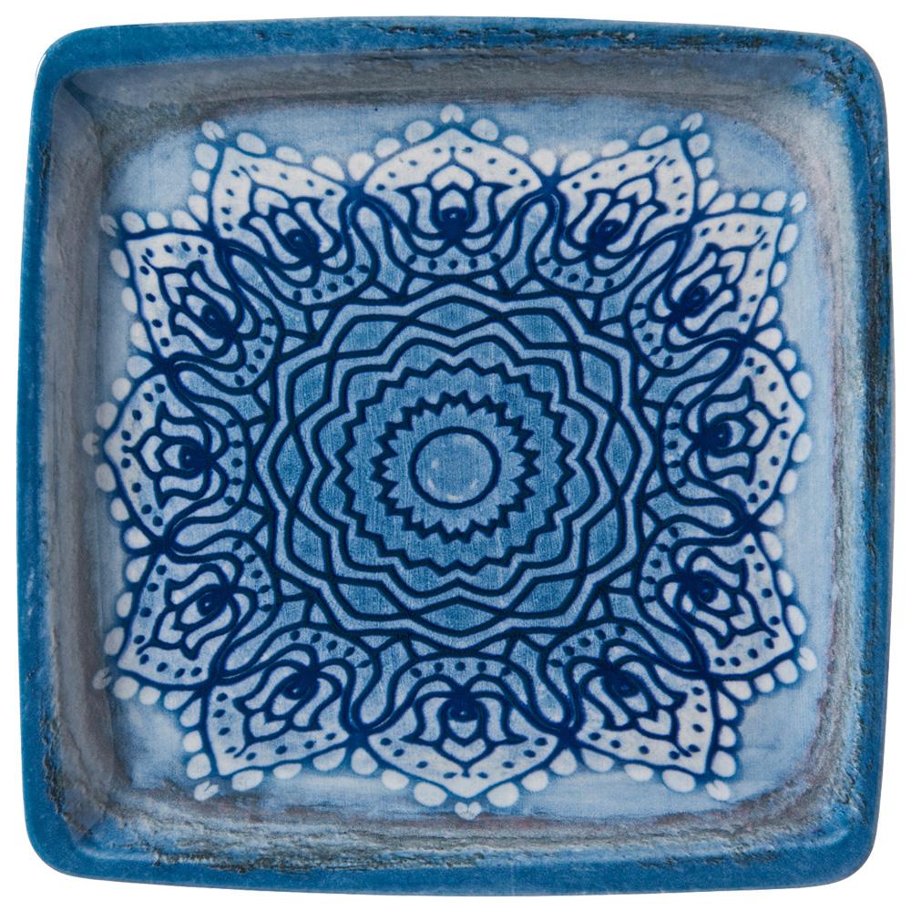 Avet Fuente Rectangular Serie ORLANDO, Colección Blue Voyage, 31x30 cm - Pack de 6 Unidades