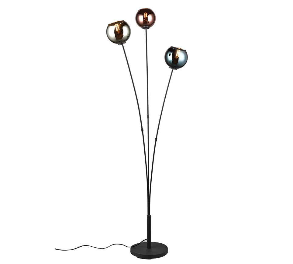 Trio Sheldon Lámpara de pie metal multicolor R41303017
