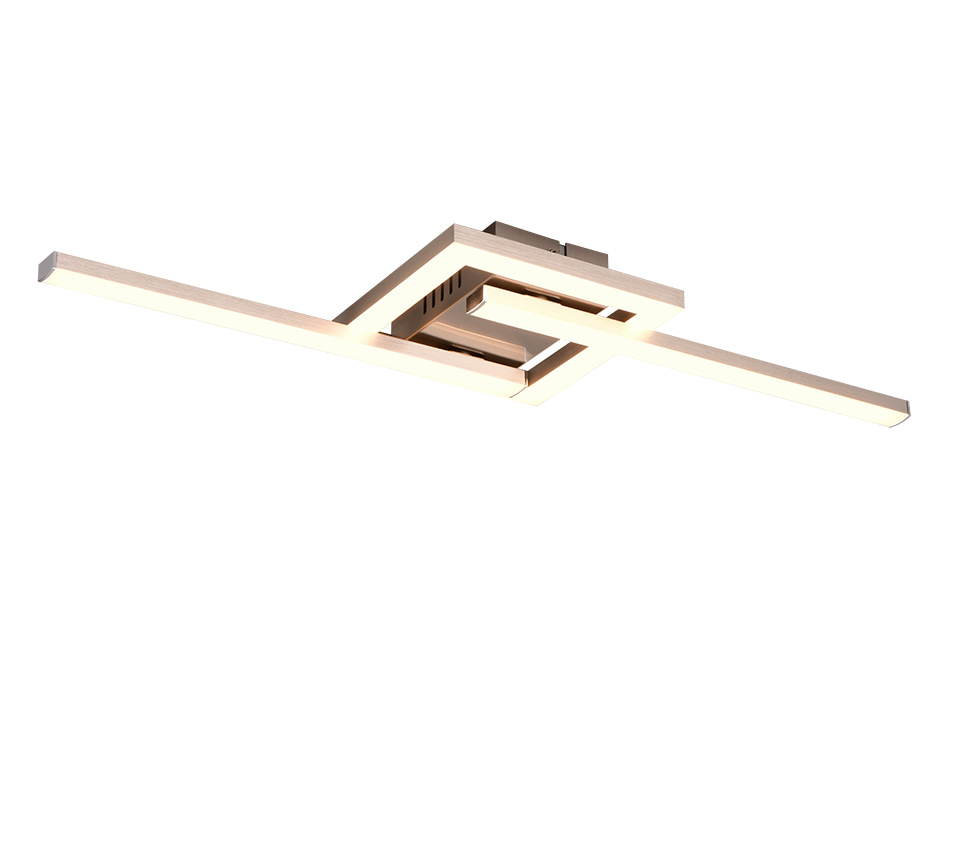Trio Viale Plafón metal níquel mate R67303107